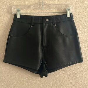 NWOT Leather Shorts
